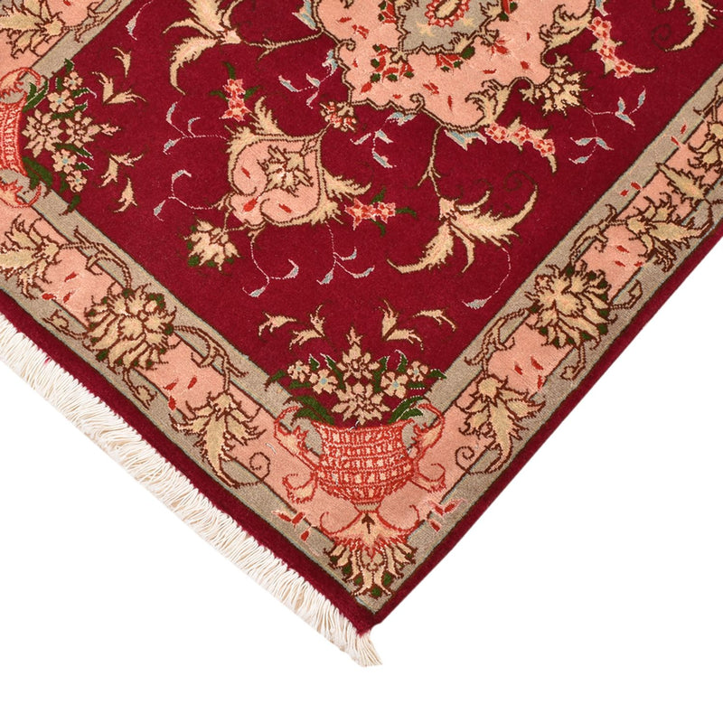 Persisk tæppe - Tabriz - Royal - 90 x 60 cm - rød