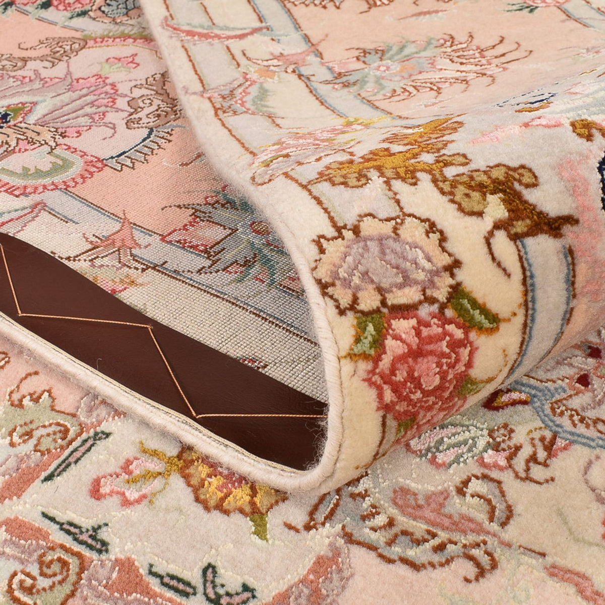 Persisk tæppe - Tabriz - Royal - 312 x 202 cm - mørk beige