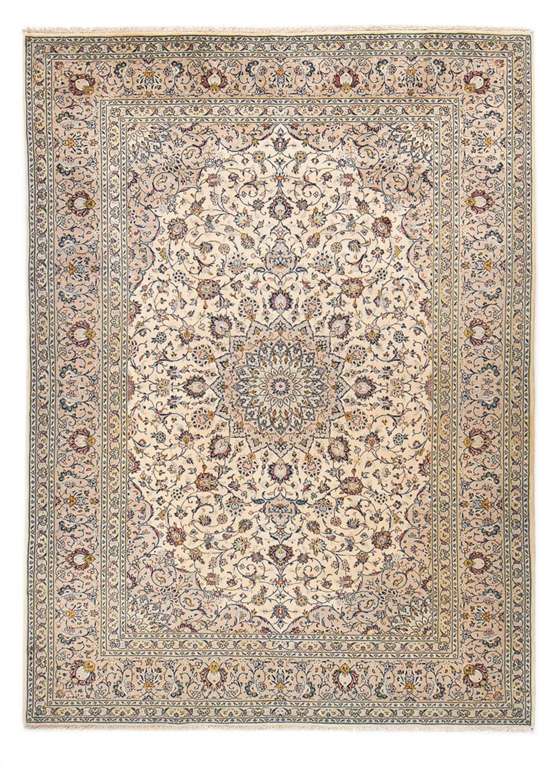 Persisk tæppe - Keshan - Royal - 347 x 246 cm - sand