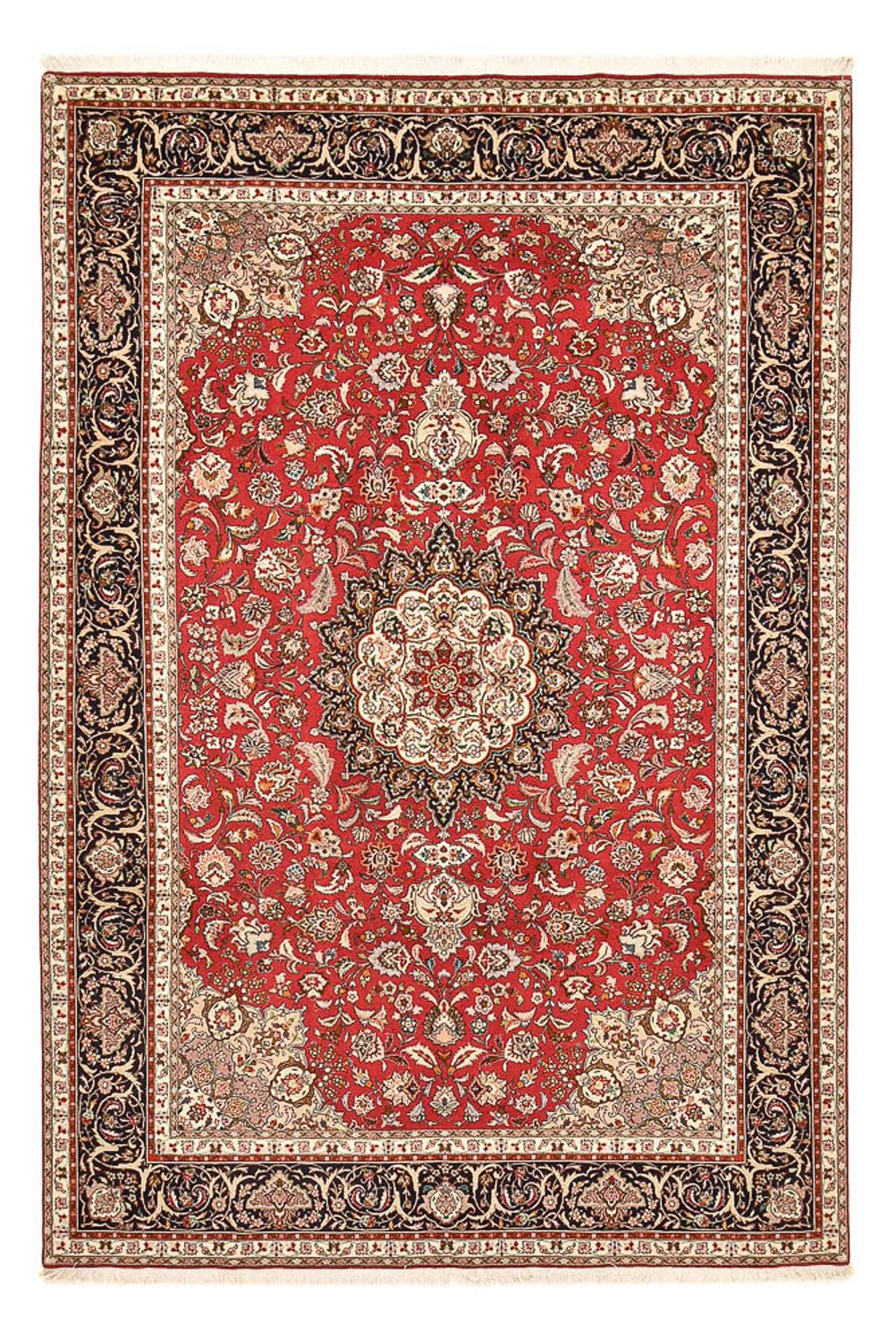 Persisk tæppe - Tabriz - Royal - 307 x 203 cm - rød