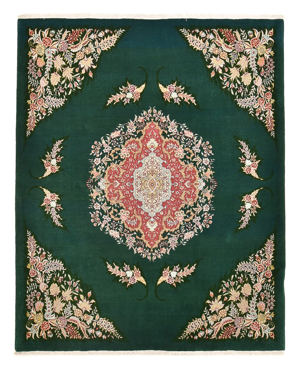 Persisk tæppe - Tabriz - Royal - 250 x 200 cm - grøn