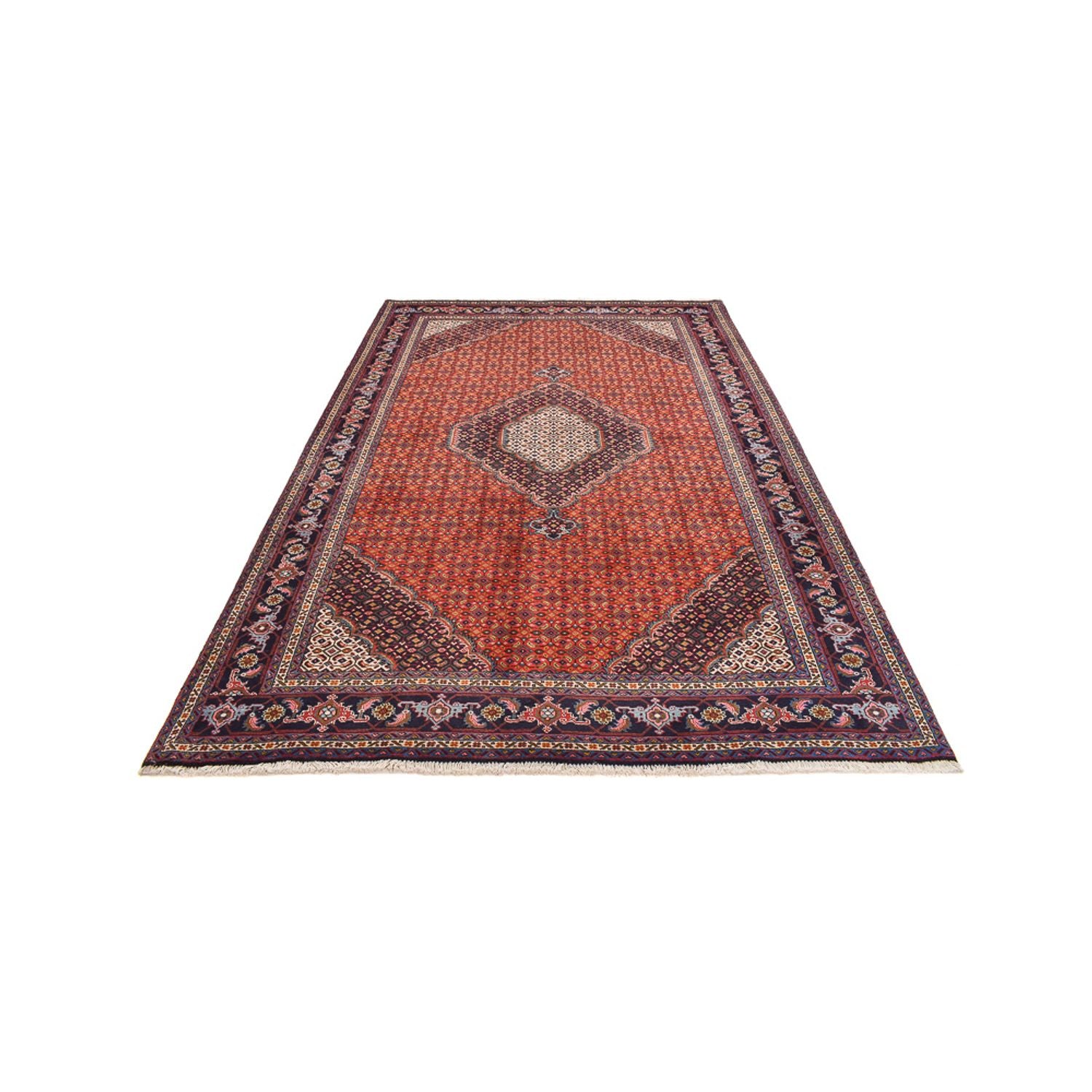 Persisk tæppe - Nomadisk - 300 x 199 cm - orange