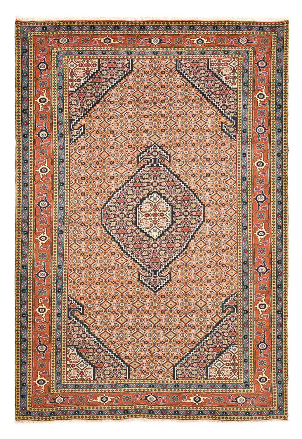Persisk tæppe - Nomadisk - 293 x 200 cm - mørk beige