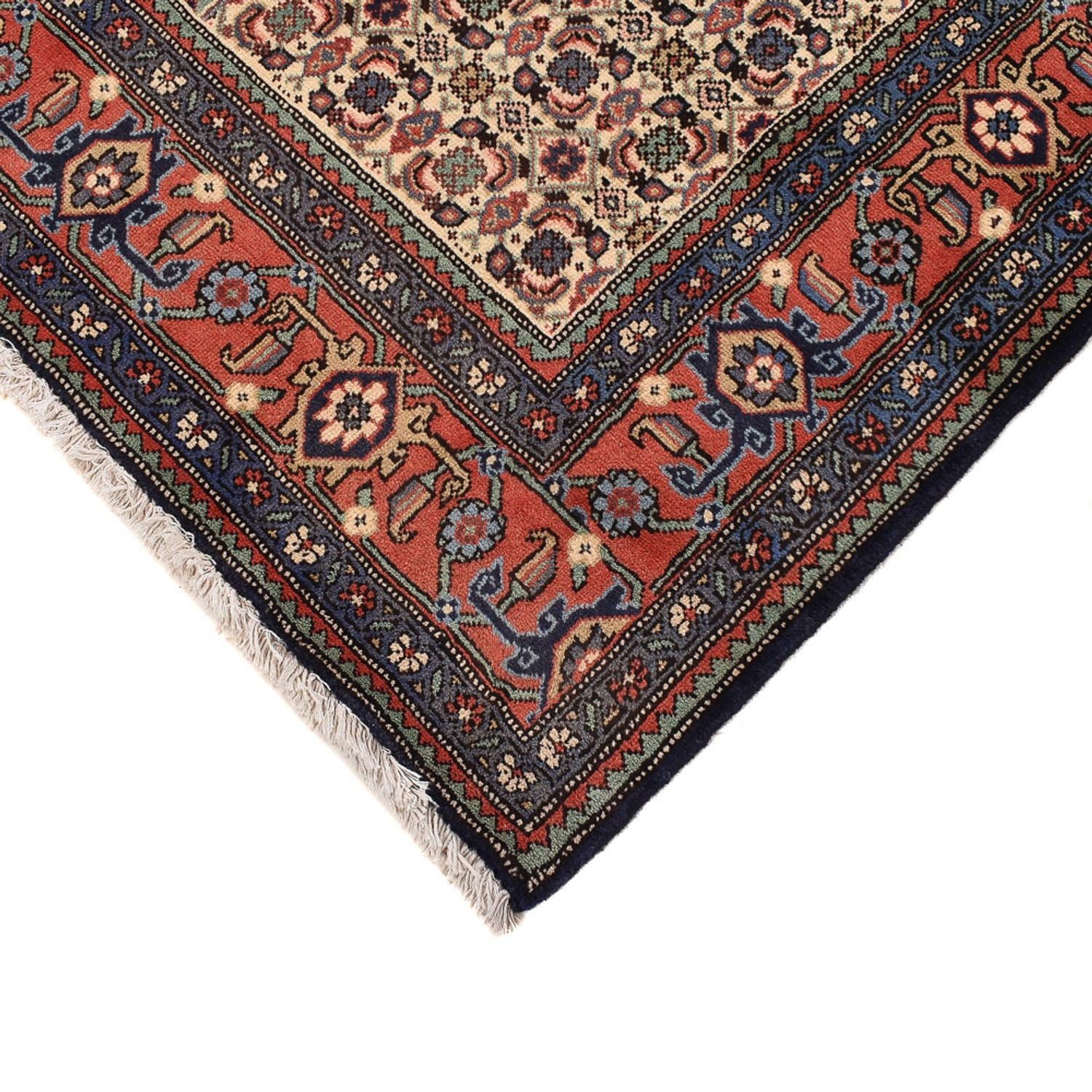 Persisk tæppe - Nomadisk - 298 x 195 cm - mørk beige