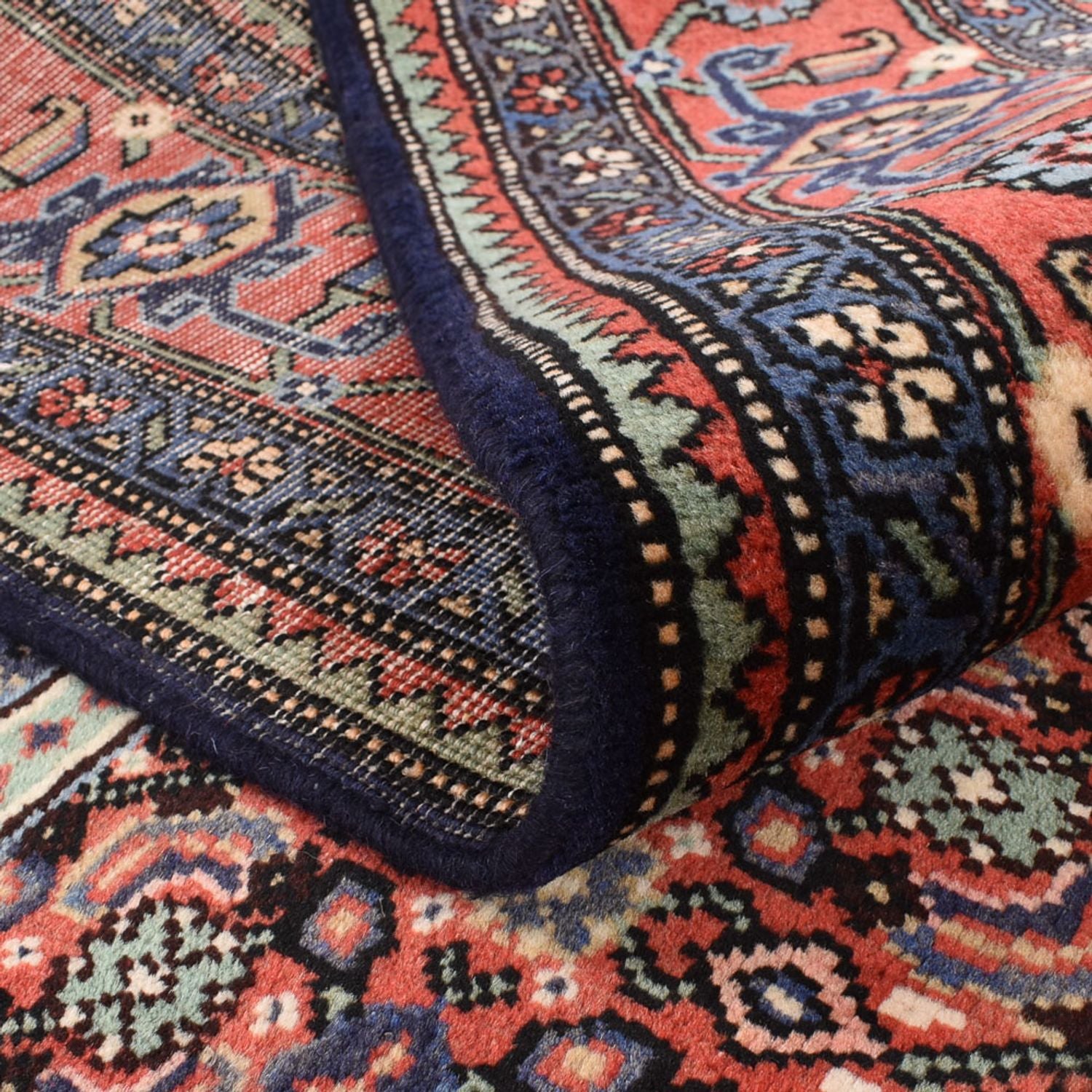 Persisk tæppe - Nomadisk - 298 x 195 cm - mørk beige