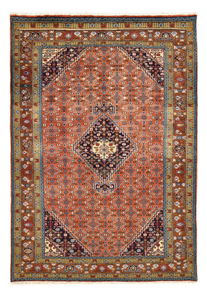 Persisk tæppe - Nomadisk - 280 x 199 cm - lysrød
