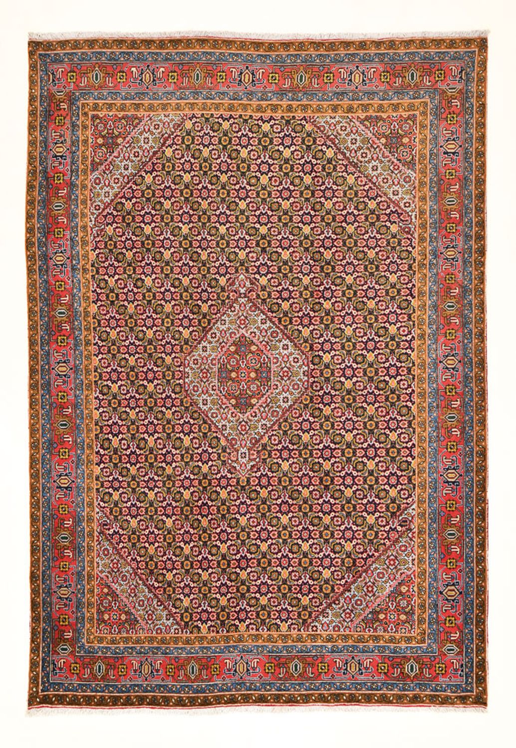 Persisk tæppe - Nomadisk - 291 x 199 cm - rust