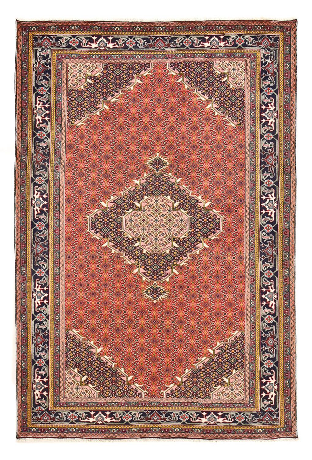 Persisk tæppe - Nomadisk - 293 x 199 cm - rust