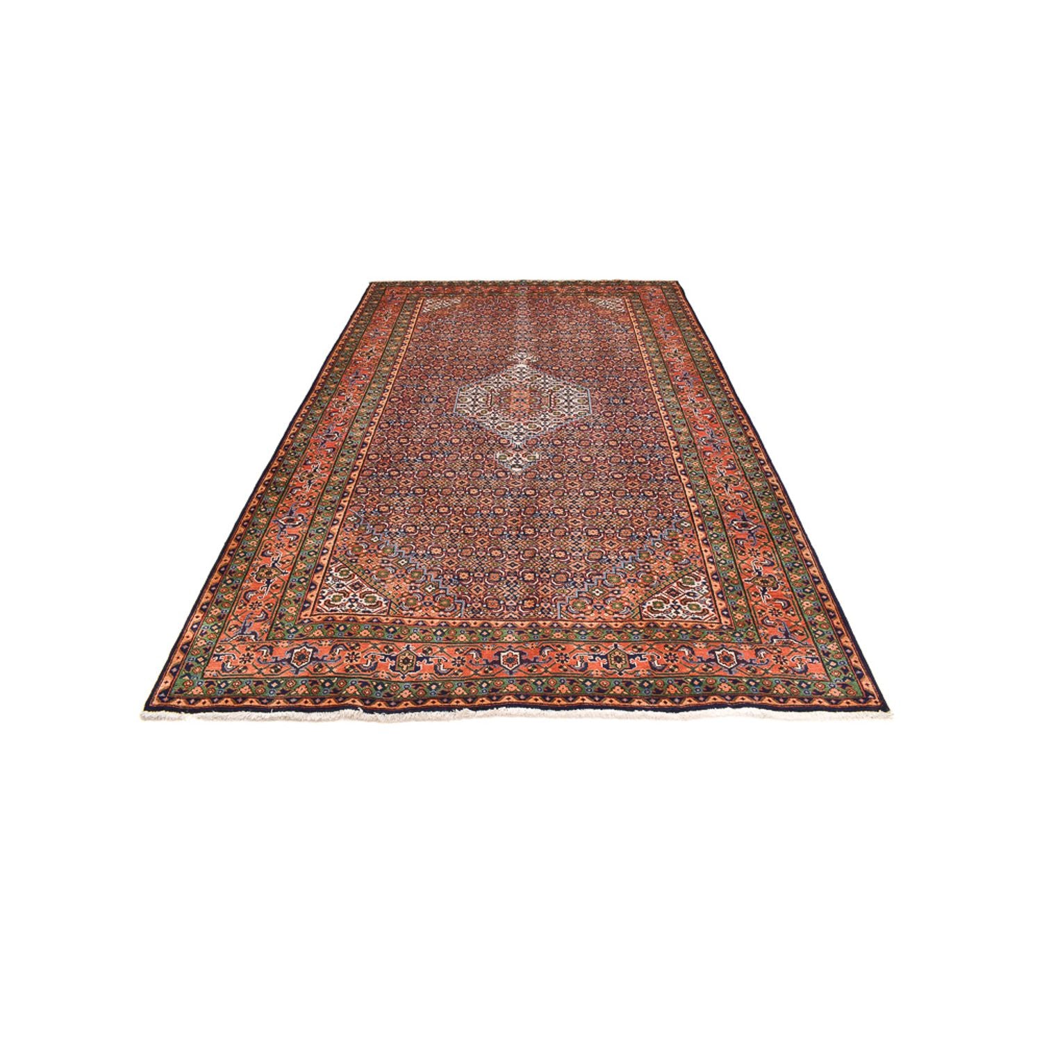 Persisk tæppe - Nomadisk - 307 x 210 cm - mørk beige