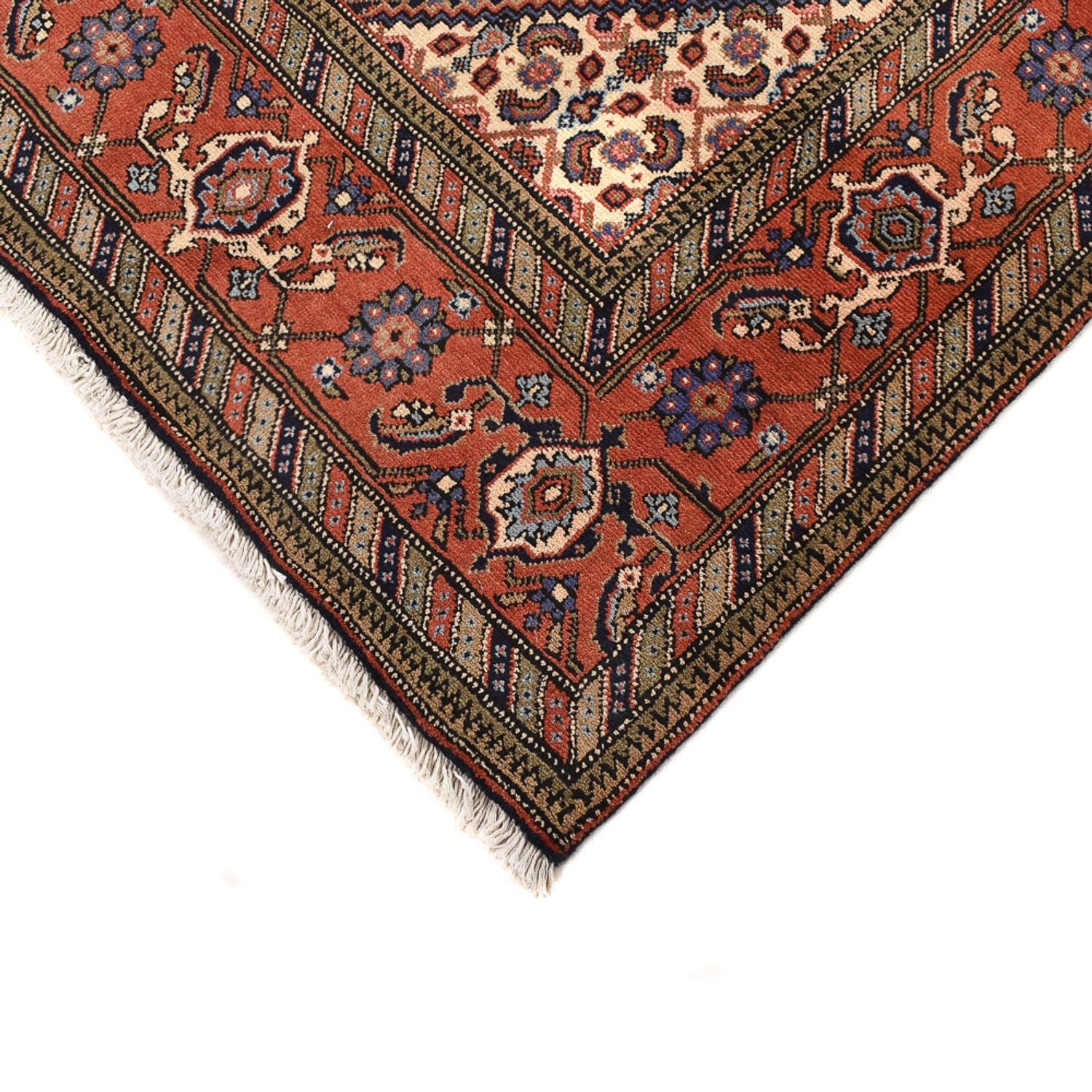 Persisk tæppe - Nomadisk - 293 x 197 cm - mørk beige