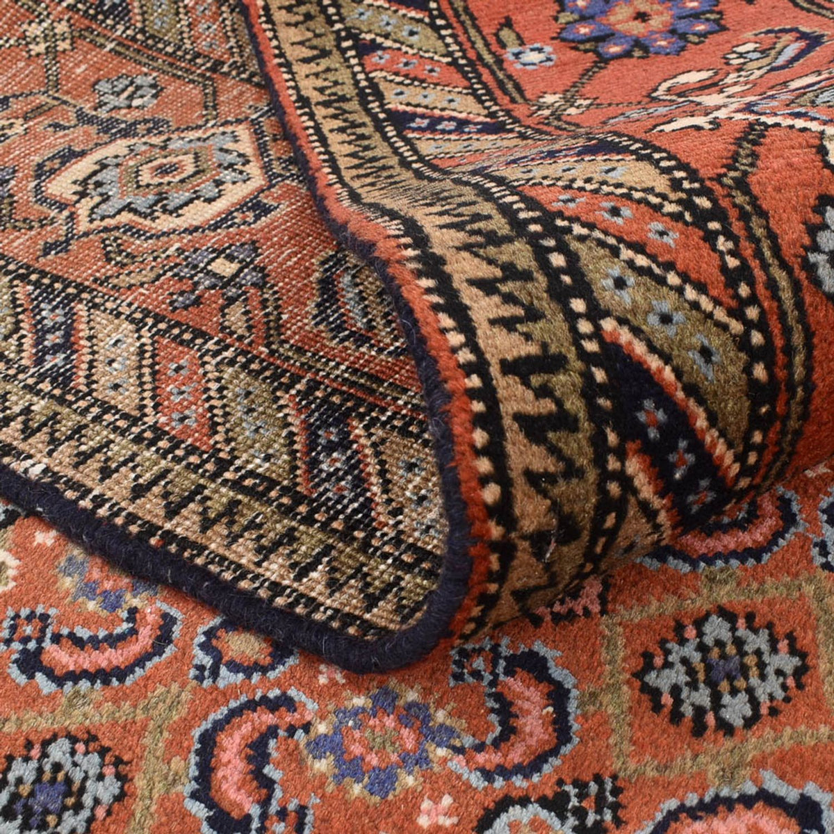 Persisk tæppe - Nomadisk - 293 x 197 cm - mørk beige