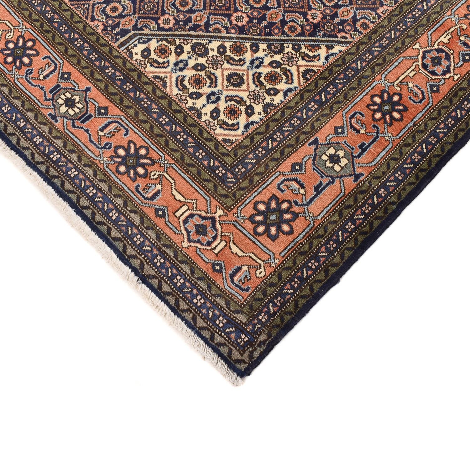 Persisk tæppe - Nomadisk - 307 x 213 cm - mørk beige