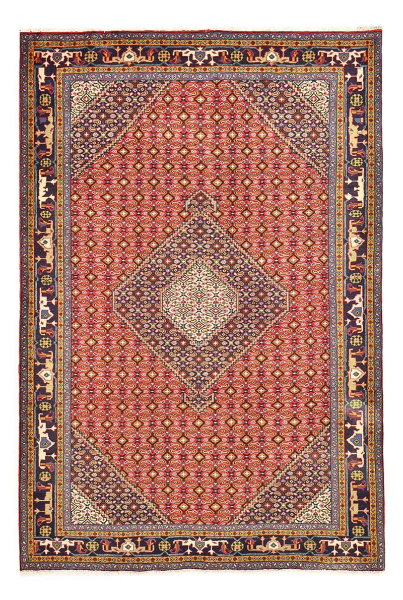Persisk tæppe - Nomadisk - 287 x 202 cm - lysrød