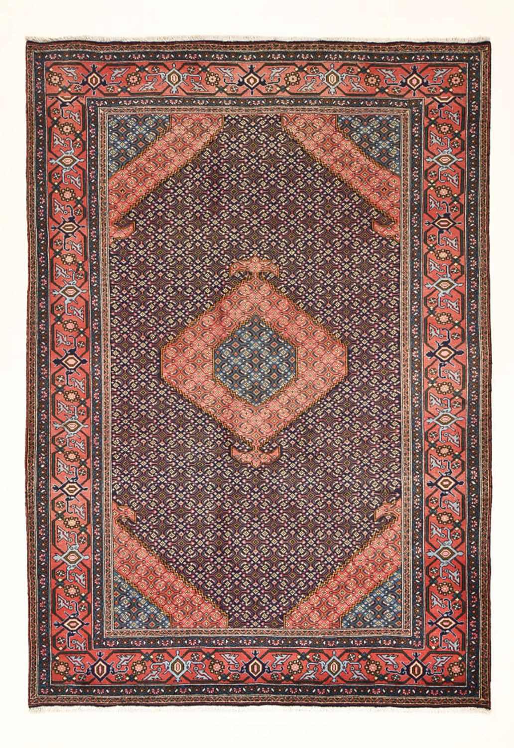 Persisk tæppe - Nomadisk - 284 x 194 cm - rust