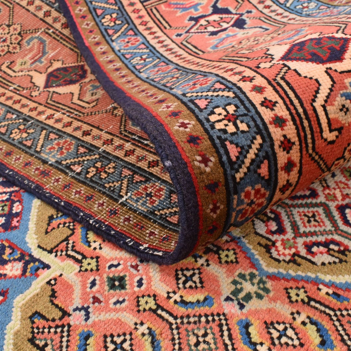 Persisk tæppe - Nomadisk - 282 x 193 cm - lysrød