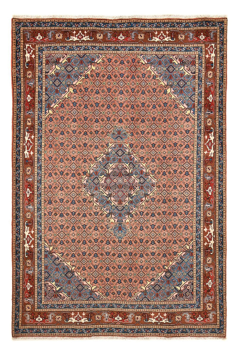 Persisk tæppe - Nomadisk - 294 x 204 cm - havblå