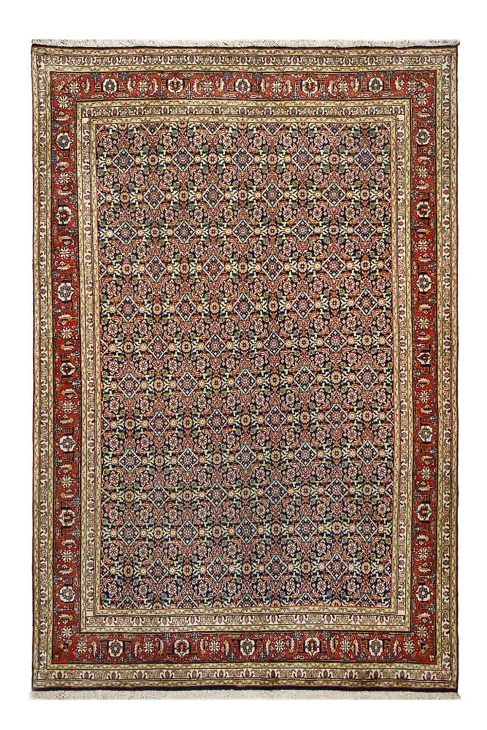 Persisk tæppe - Tabriz - 282 x 200 cm - lys brun