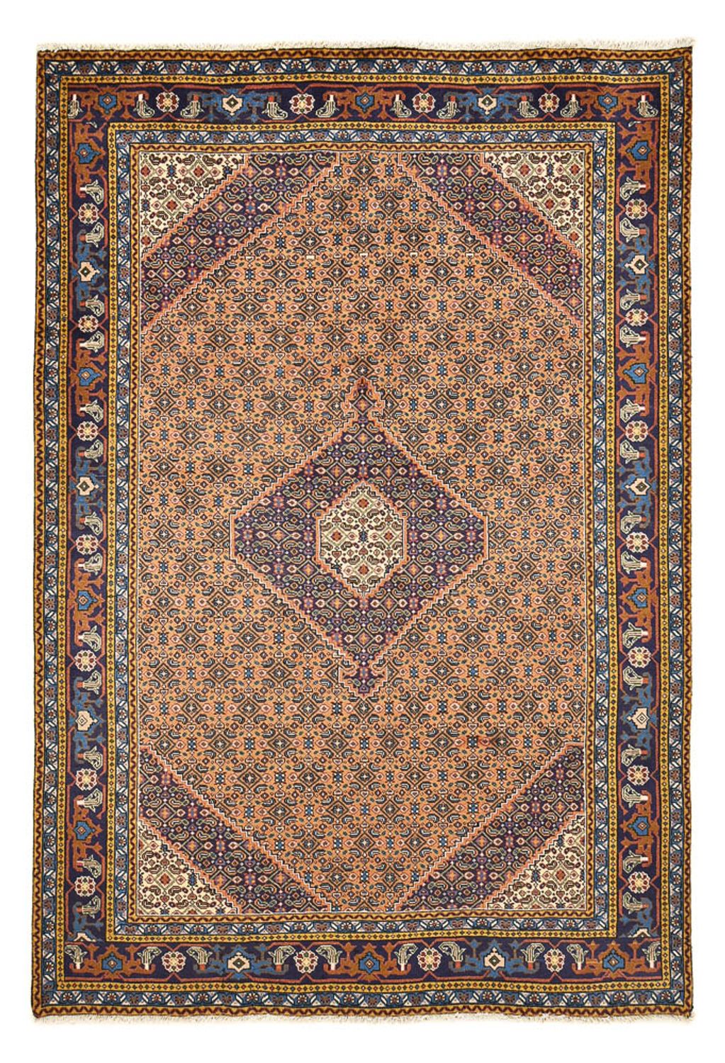 Persisk tæppe - Nomadisk - 290 x 199 cm - karamel