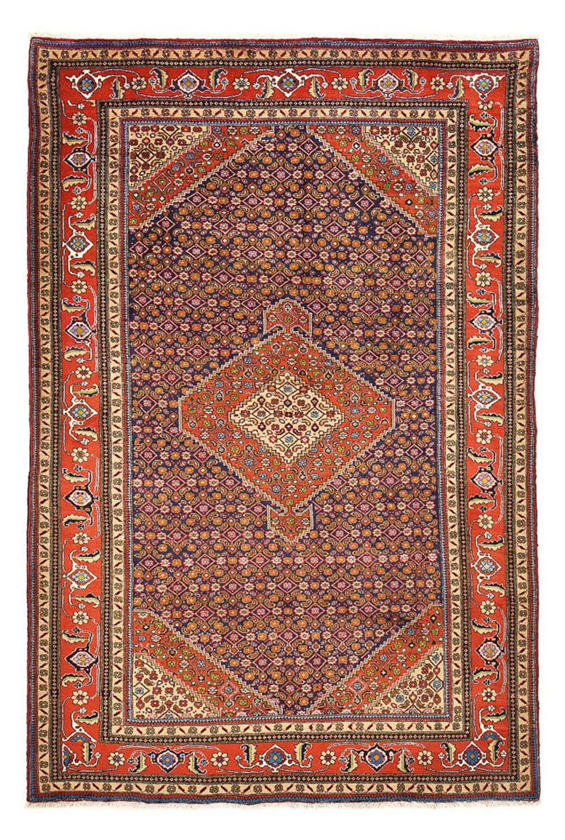 Persisk tæppe - Nomadisk - 288 x 199 cm - bordeaux rød