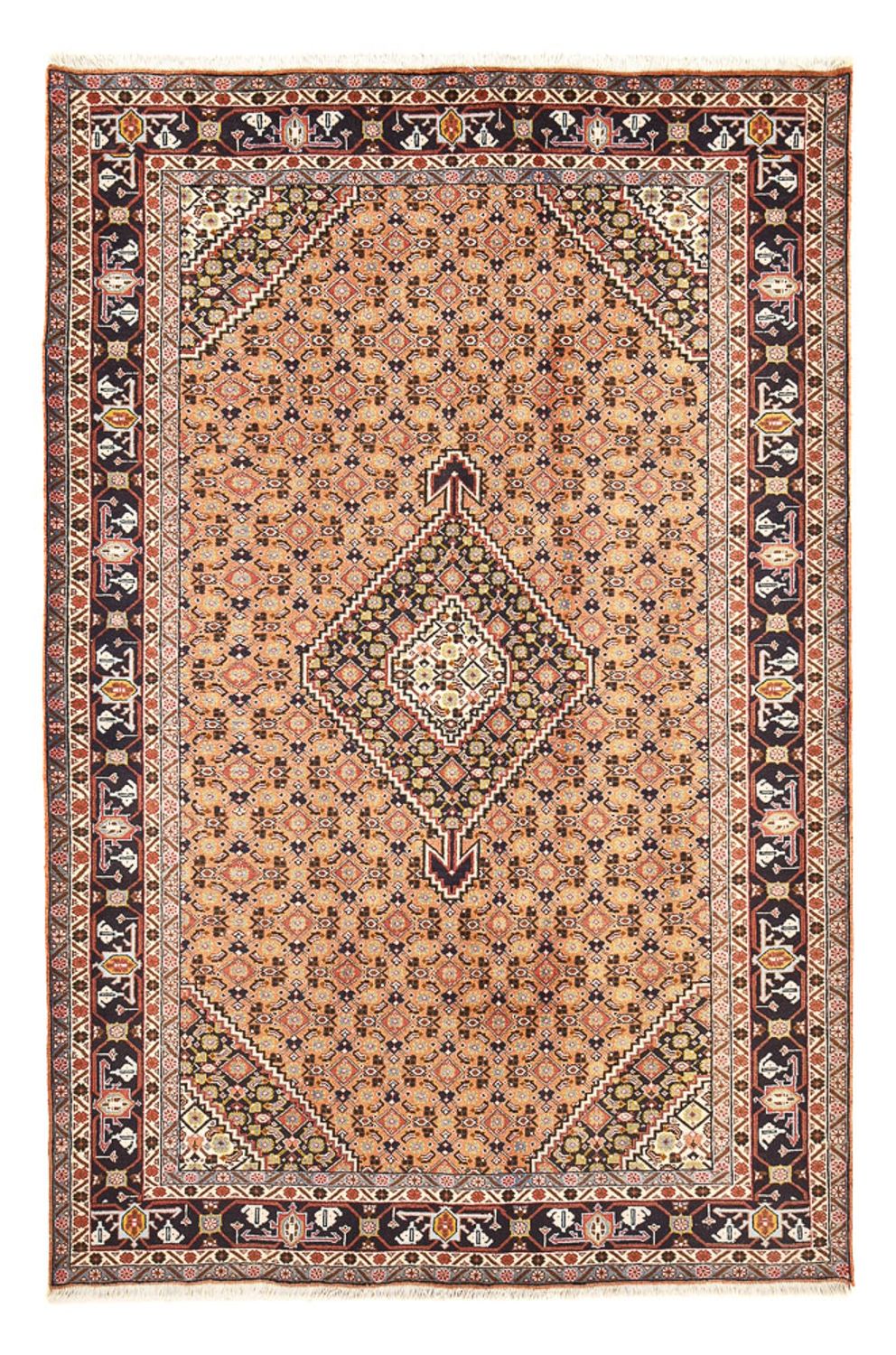Persisk tæppe - Nomadisk - 300 x 200 cm - lys beige