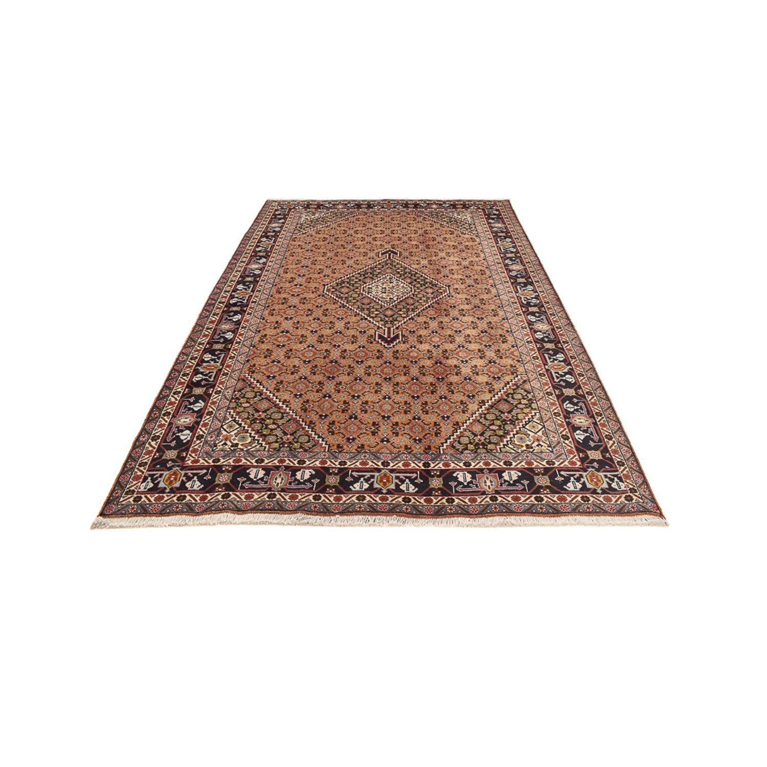 Persisk tæppe - Nomadisk - 300 x 200 cm - lys beige
