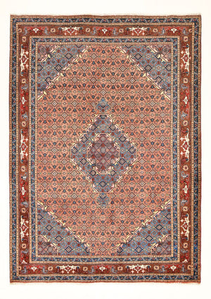 Persisk tæppe - Nomadisk - 281 x 201 cm - lysrød