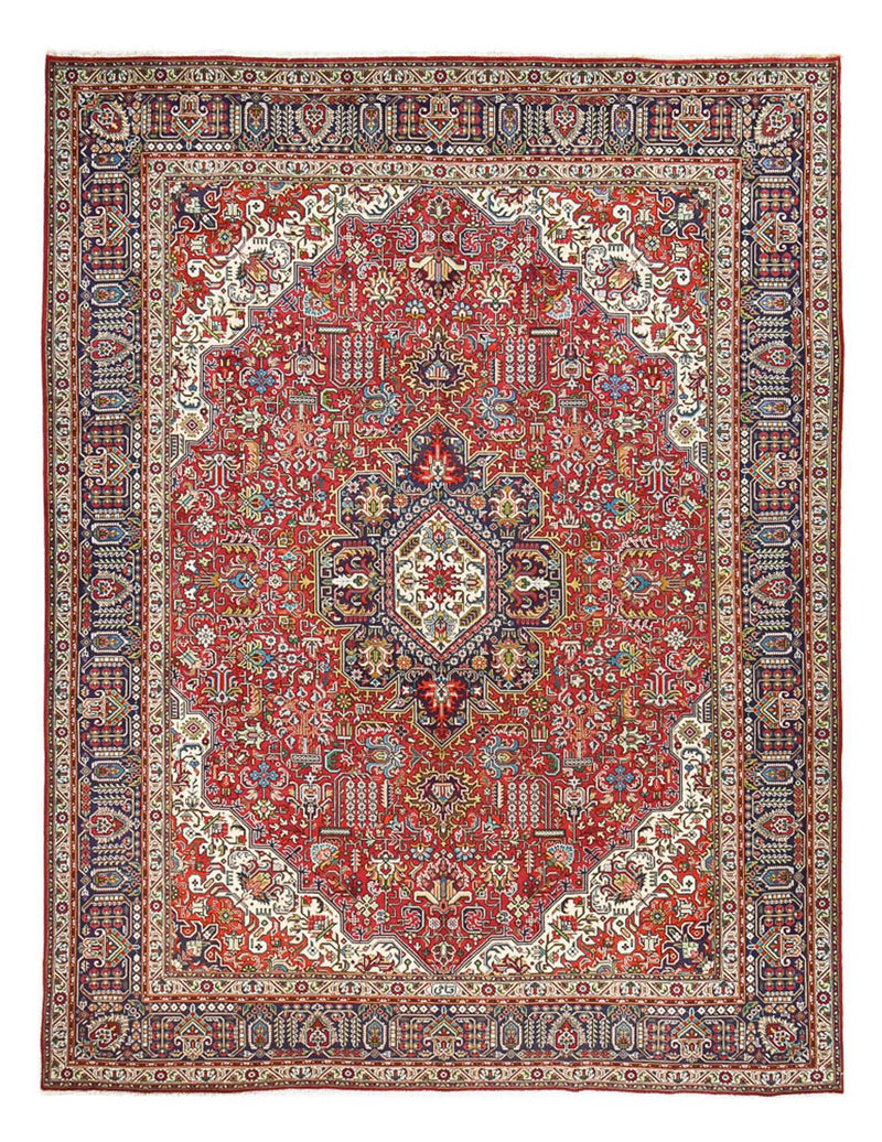 Persisk tæppe - Tabriz - Royal - 394 x 300 cm - rød
