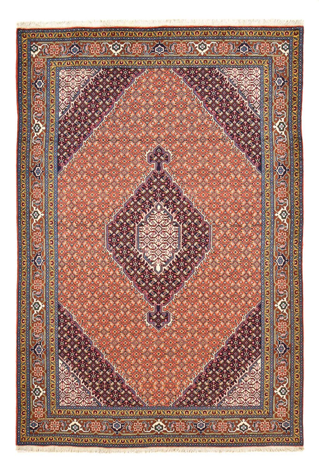 Persisk tæppe - Nomadisk - 288 x 200 cm - lysrød