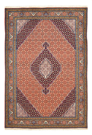 Persisk tæppe - Nomadisk - 288 x 200 cm - lysrød
