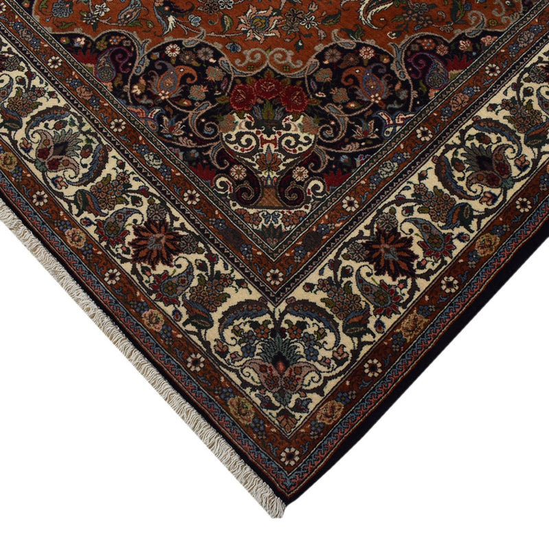 Persisk tæppe - Nomadisk - 303 x 206 cm - mørkerød