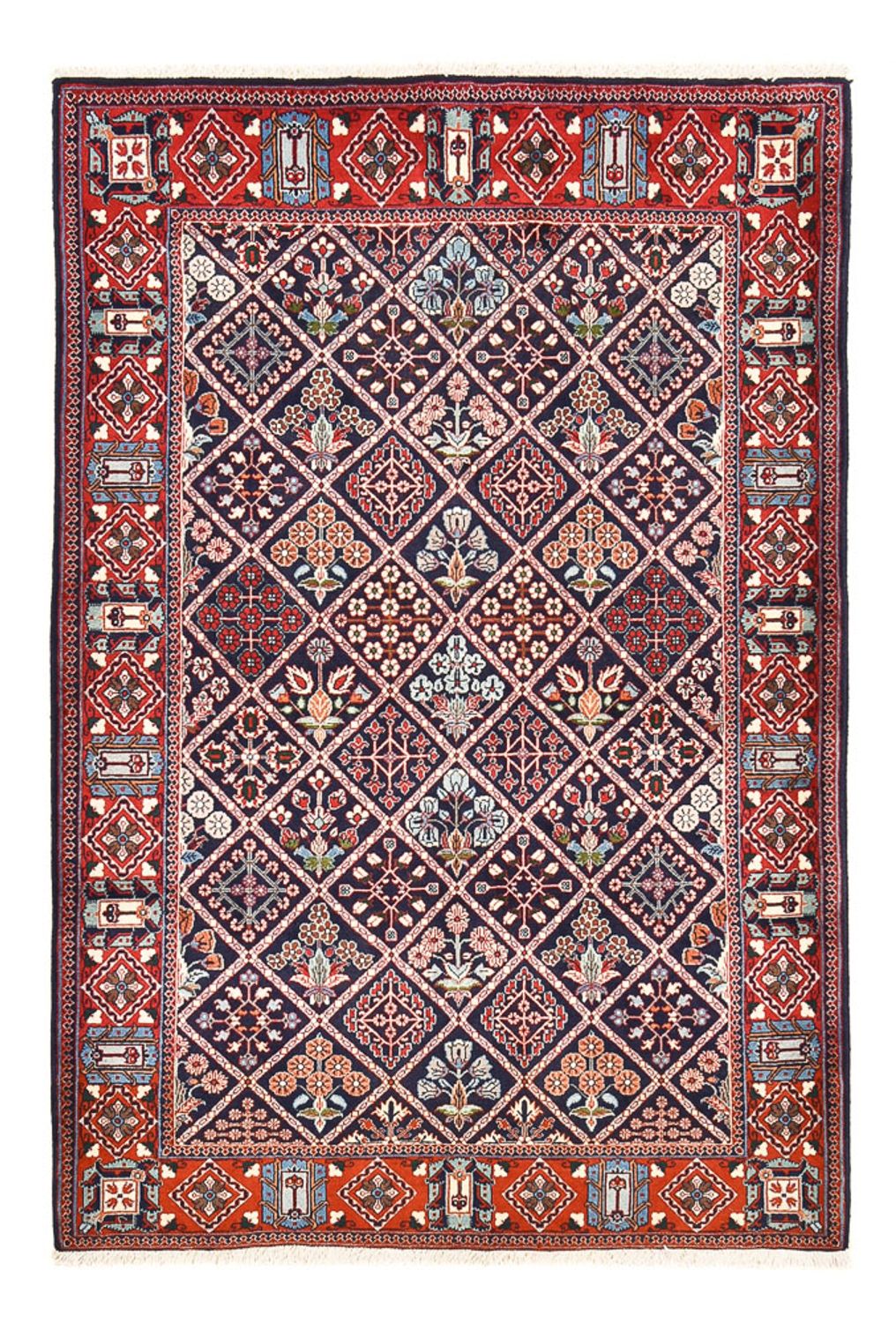Persisk tæppe - Nomadisk - 200 x 136 cm - rust