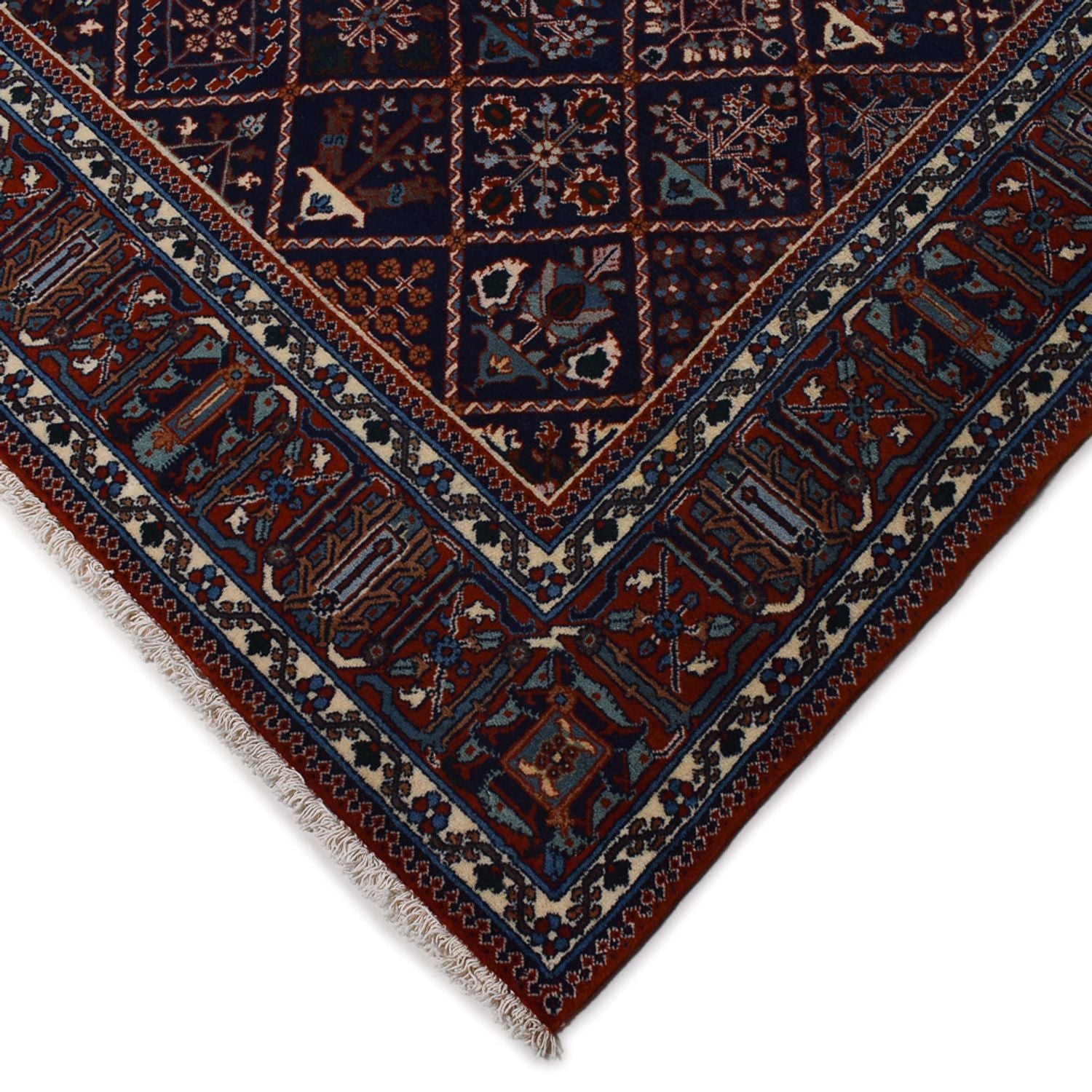 Persisk tæppe - Nomadisk - 300 x 202 cm - vin rød