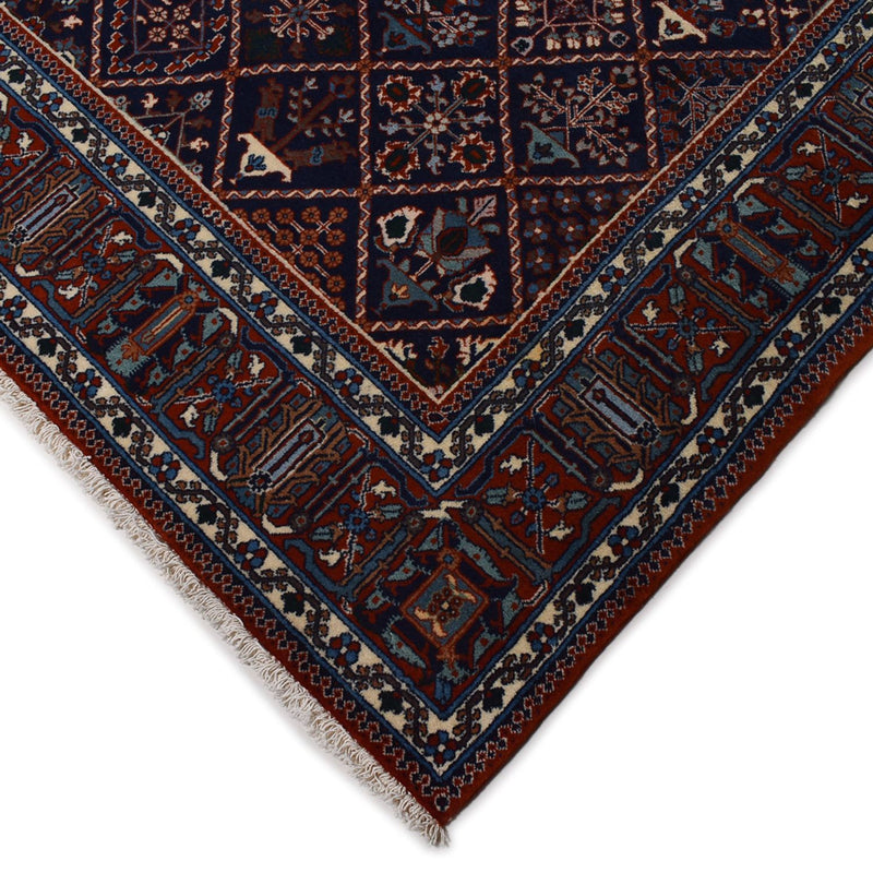 Persisk tæppe - Nomadisk - 300 x 202 cm - vin rød