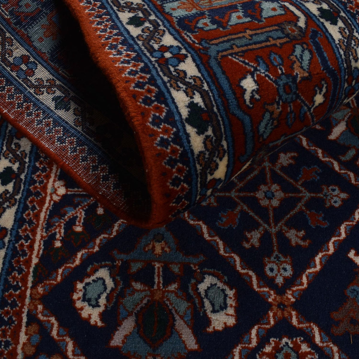 Persisk tæppe - Nomadisk - 300 x 202 cm - vin rød