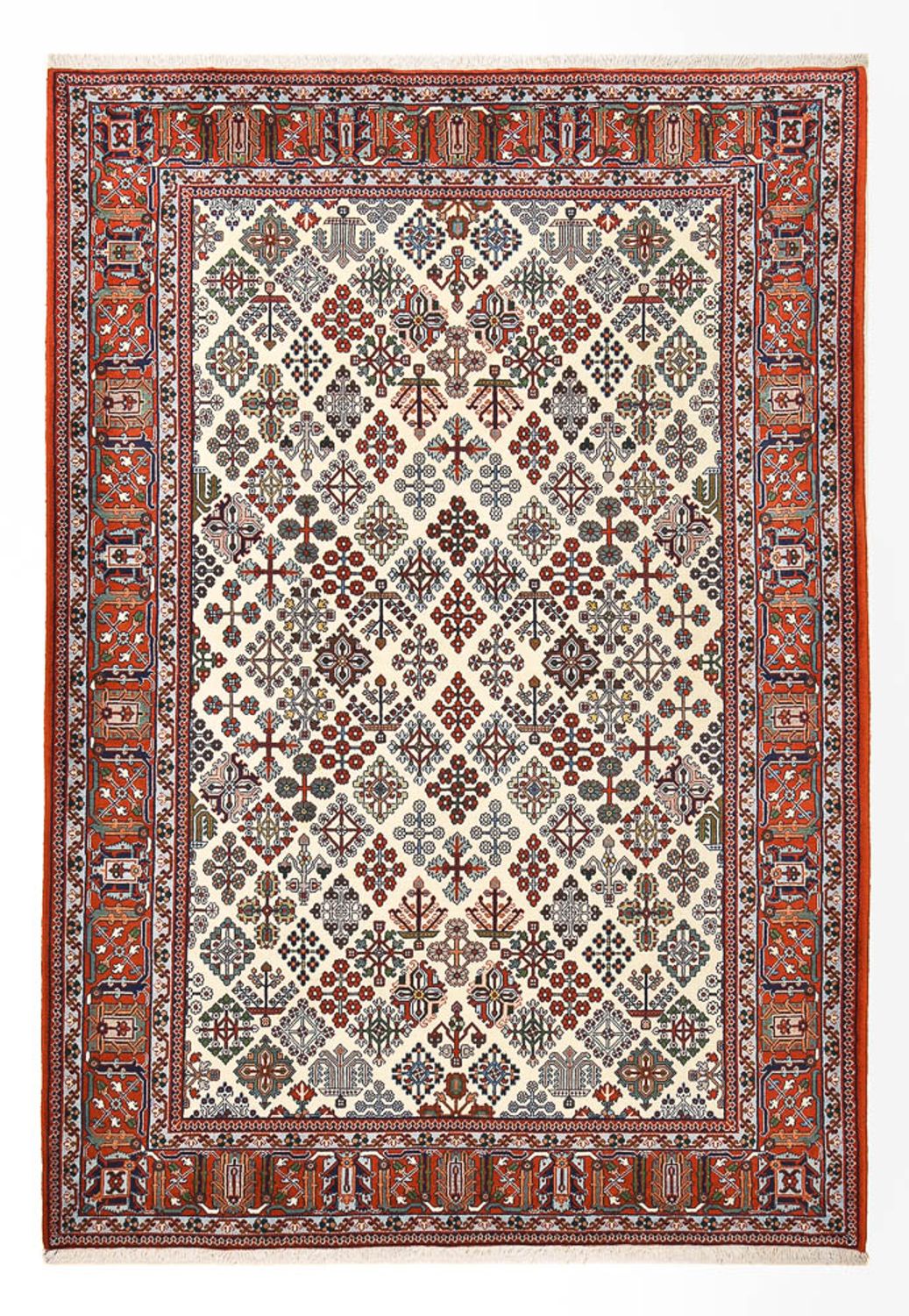 Persisk tæppe - Nomadisk - 246 x 170 cm - creme