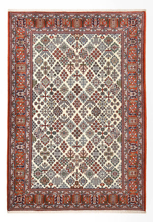 Persisk tæppe - Nomadisk - 246 x 170 cm - creme