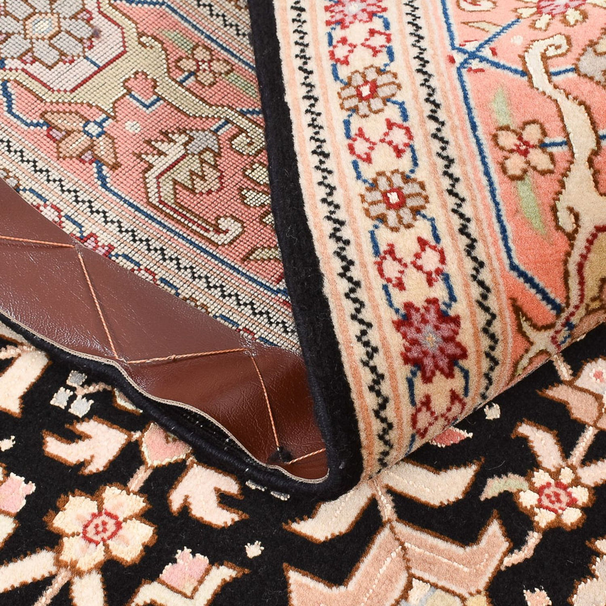 Persisk tæppe - Tabriz - Royal - 166 x 100 cm - mørkeblå