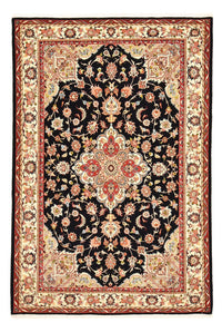 Persisk tæppe - Tabriz - Royal - 203 x 142 cm - mørkerød