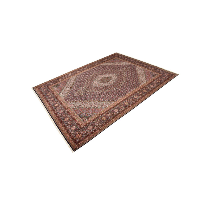 Persisk tæppe - Tabriz - Royal - 402 x 303 cm - mørk beige