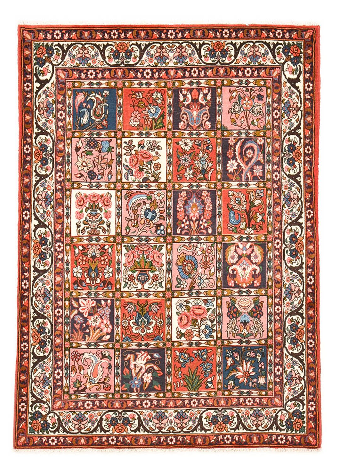 Persisk tæppe - Nomadisk - 191 x 136 cm - flerfarvet