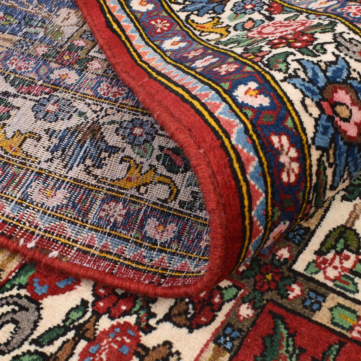 Persisk tæppe - Nomadisk - 205 x 128 cm - flerfarvet