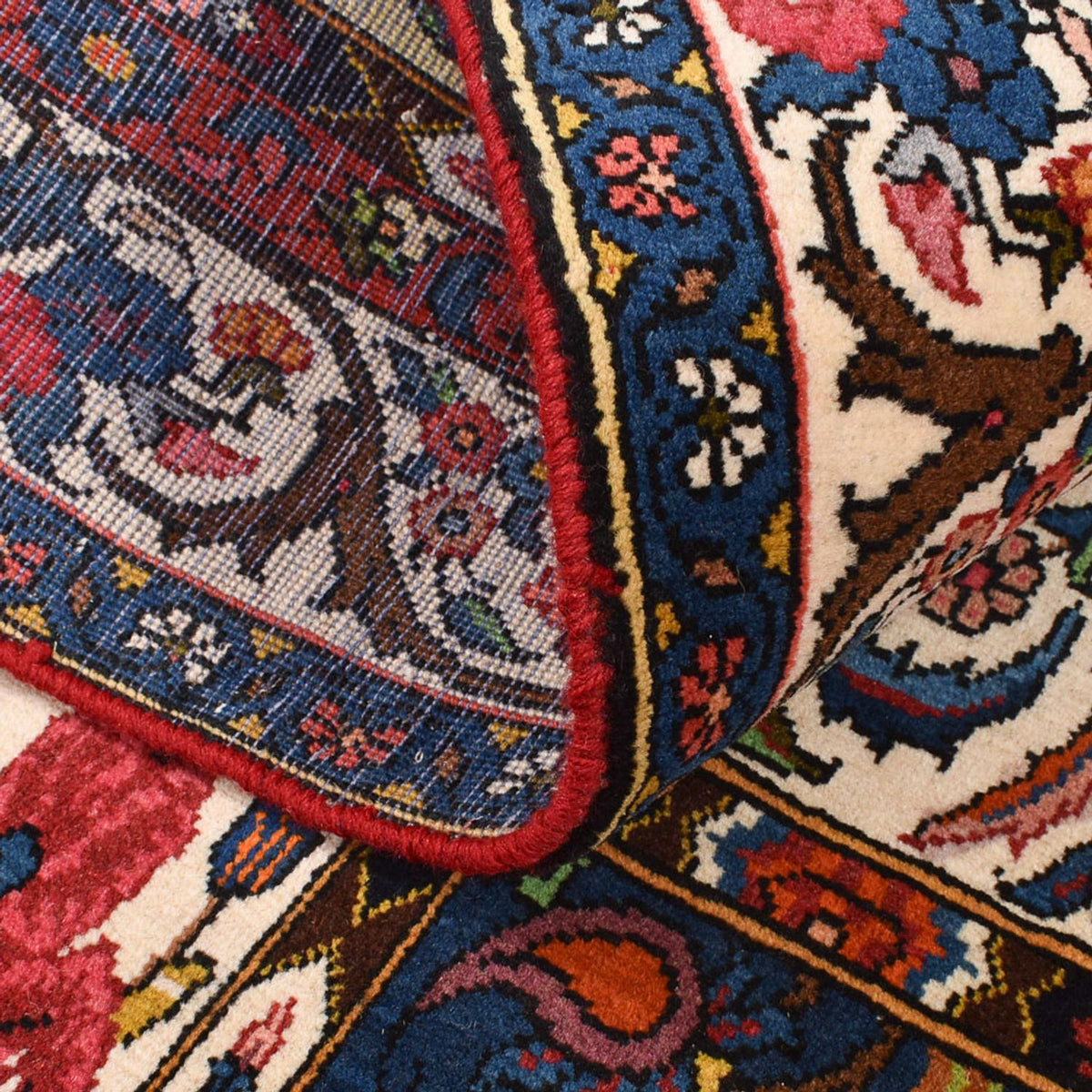 Persisk tæppe - Nomadisk - 199 x 135 cm - flerfarvet