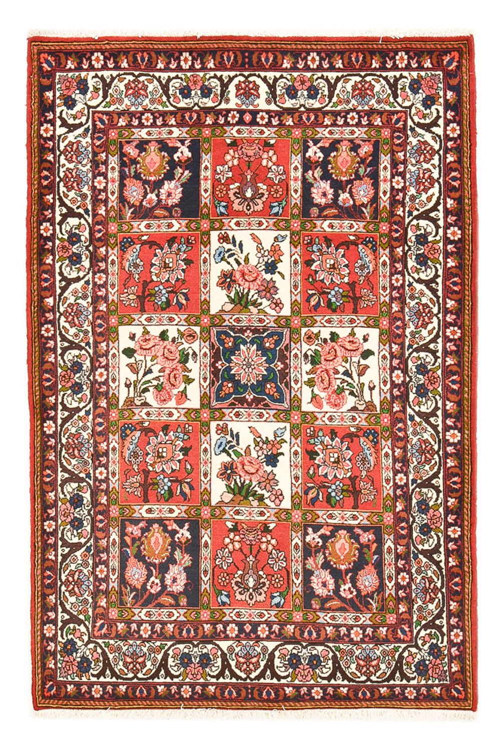 Persisk tæppe - Nomadisk - 203 x 135 cm - flerfarvet