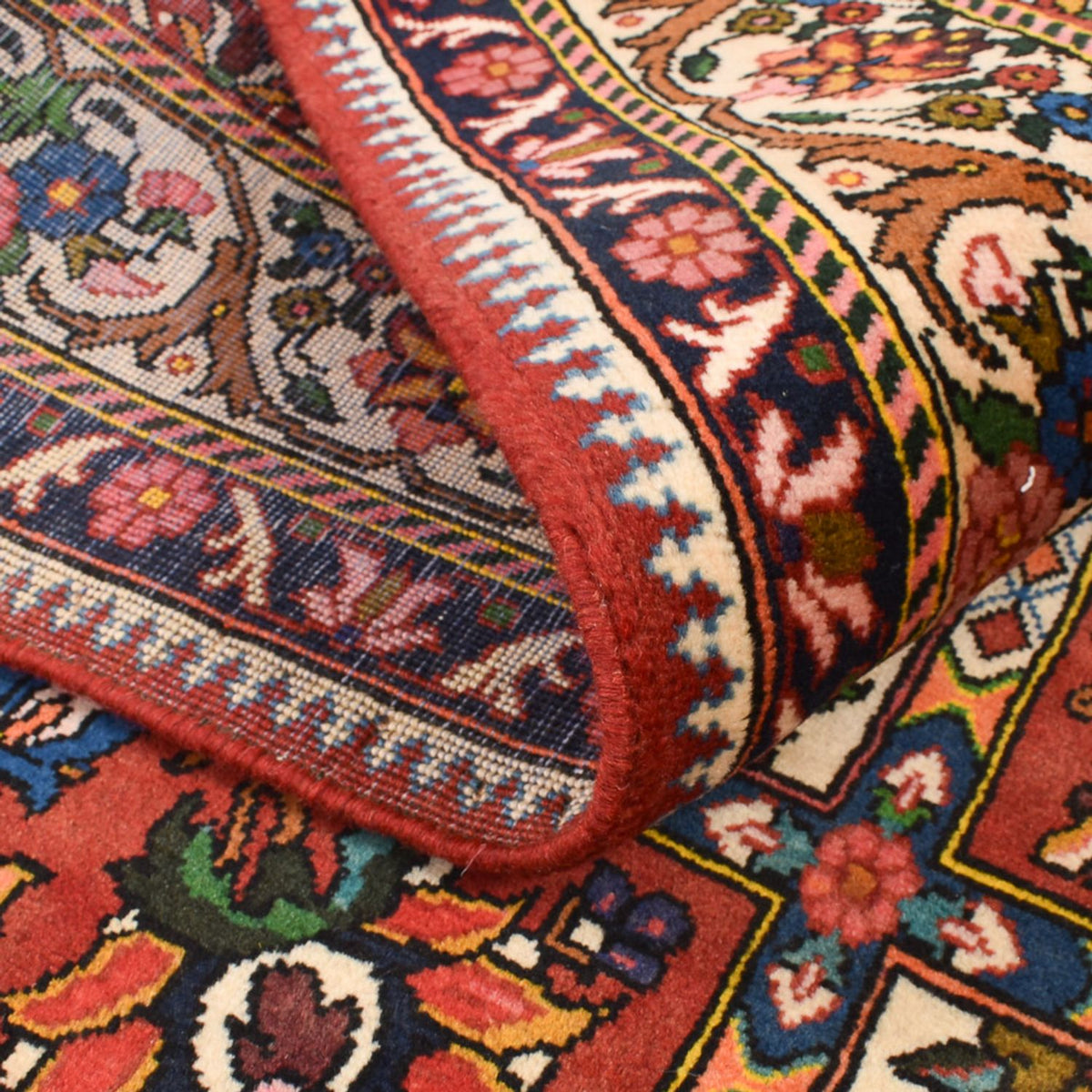 Persisk tæppe - Nomadisk - 195 x 139 cm - flerfarvet