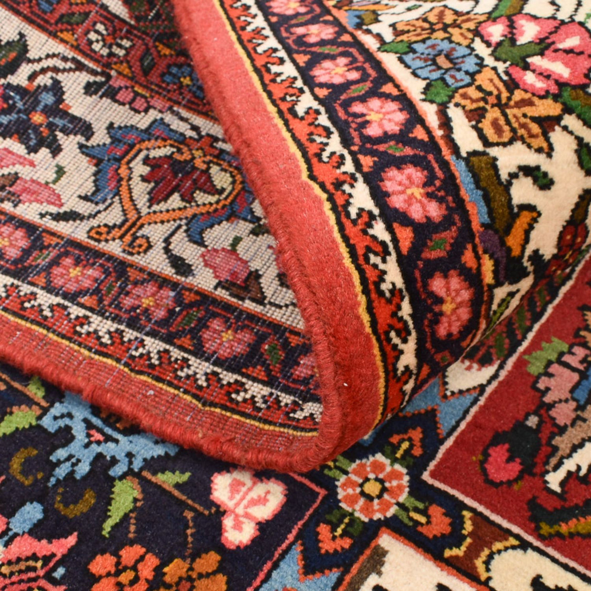 Persisk tæppe - Nomadisk - 197 x 132 cm - flerfarvet