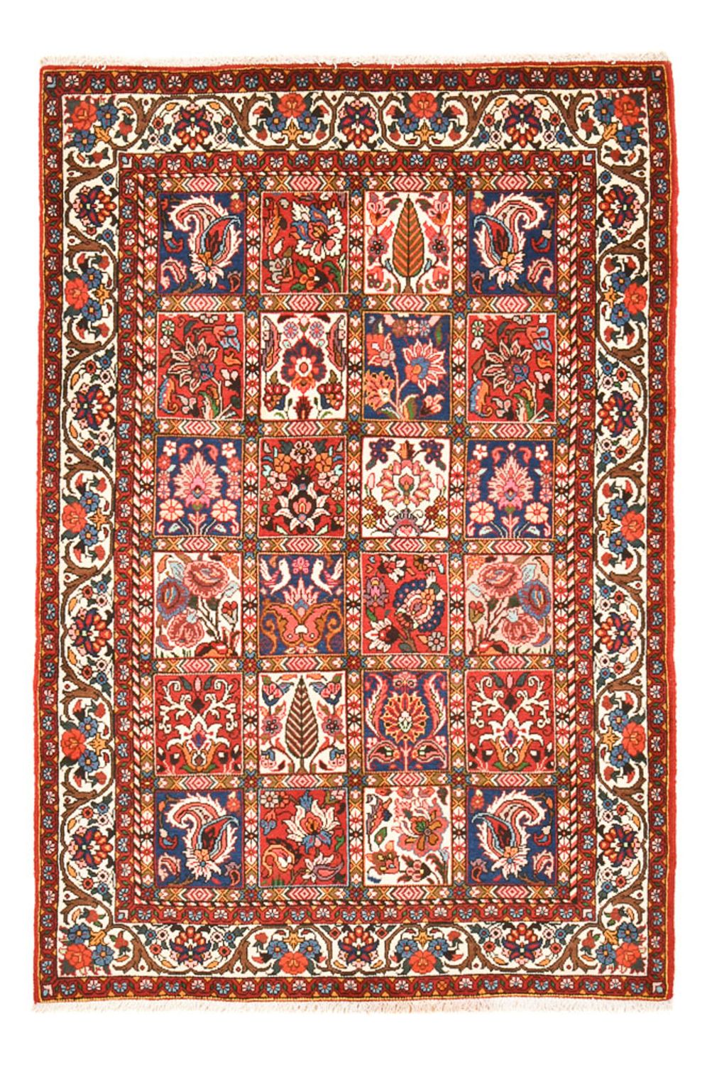 Persisk tæppe - Nomadisk - 201 x 128 cm - rød
