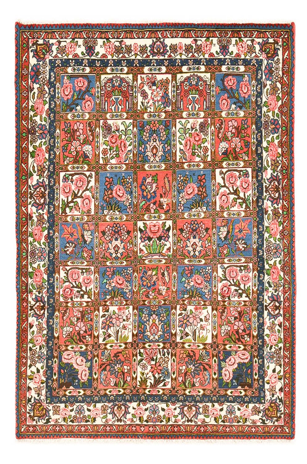 Persisk tæppe - Nomadisk - 195 x 136 cm - flerfarvet