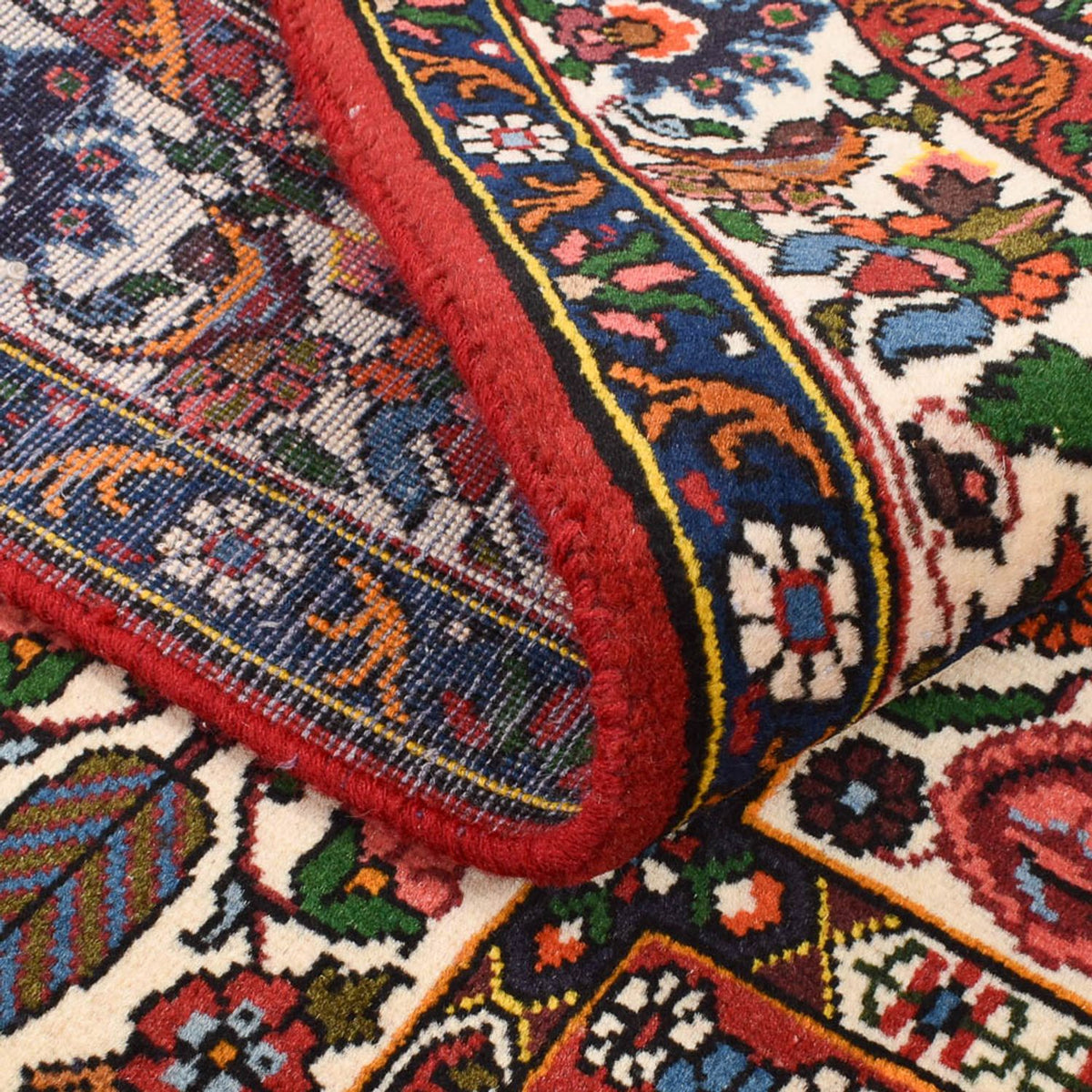 Persisk tæppe - Nomadisk - 192 x 140 cm - flerfarvet