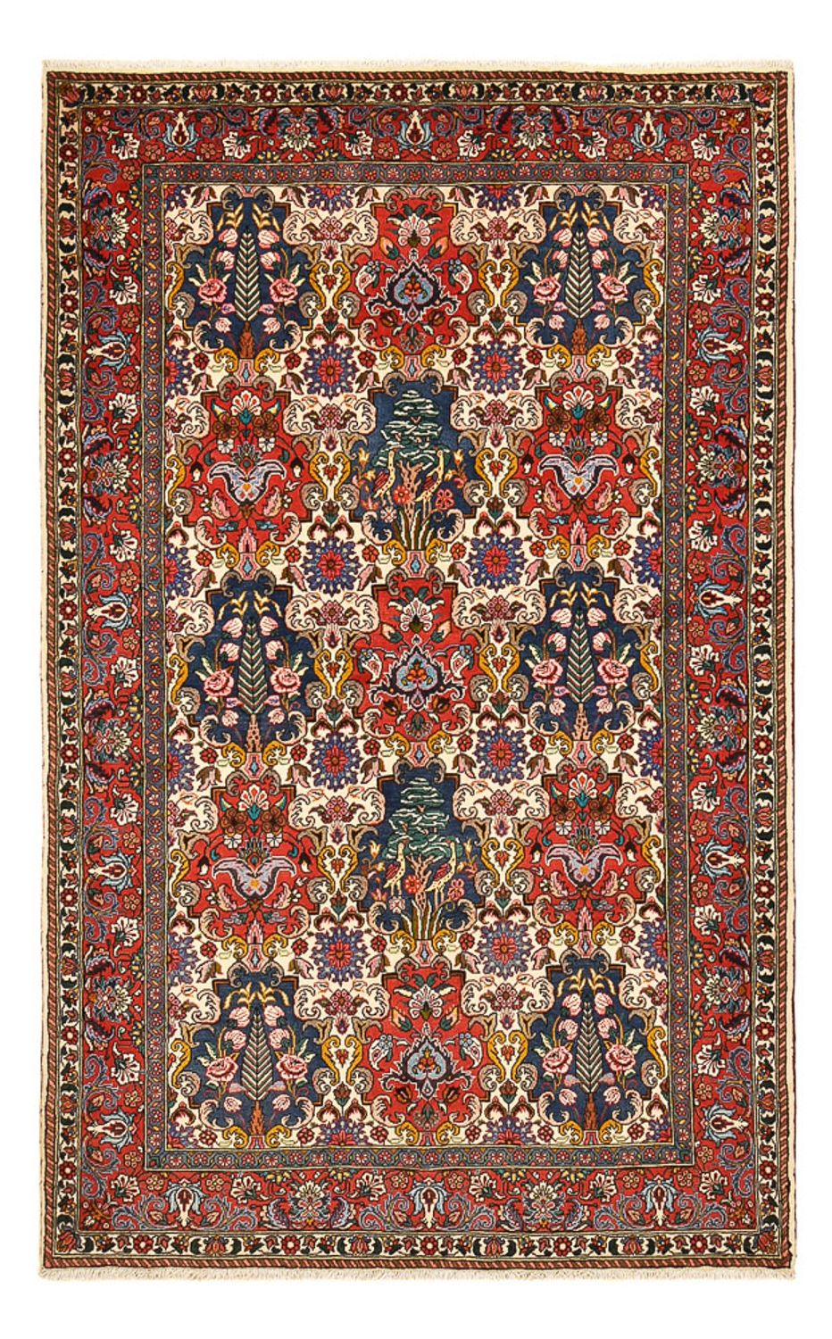 Persisk tæppe - Nomadisk - 252 x 155 cm - flerfarvet