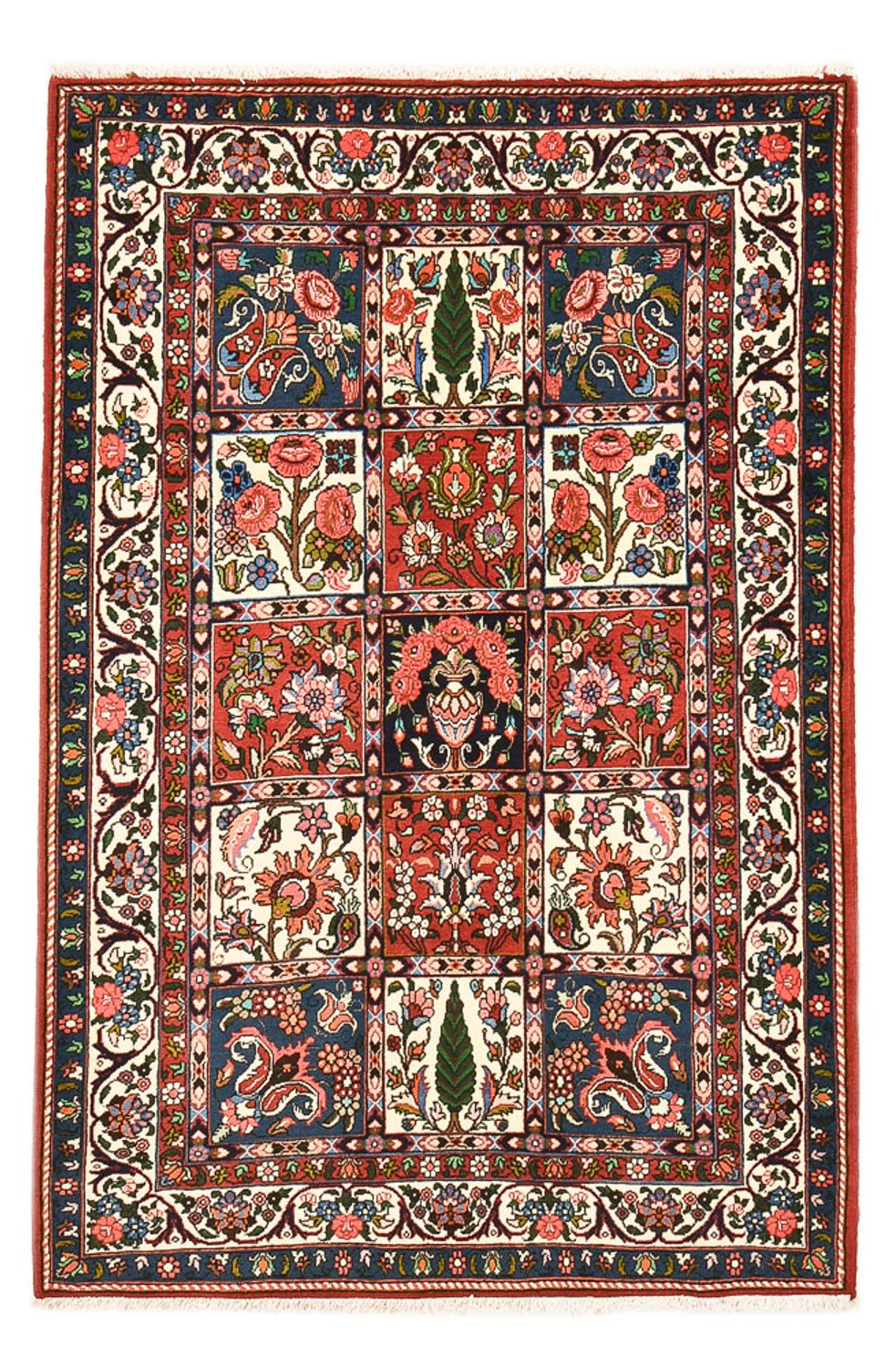 Persisk tæppe - Nomadisk - 203 x 137 cm - flerfarvet